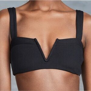 NWOT L*Space Lee Lee bikini top black